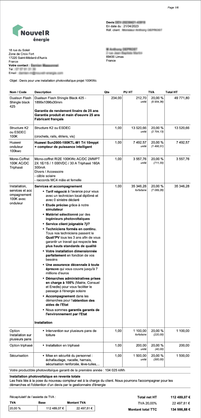 obtenez rapidement un devis personnalisé pour l'installation de panneaux solaires. comparez les offres et faites le choix qui convient à vos besoins énergétiques et financiers. économisez de l'argent tout en préservant l'environnement grâce à une énergie renouvelable.
