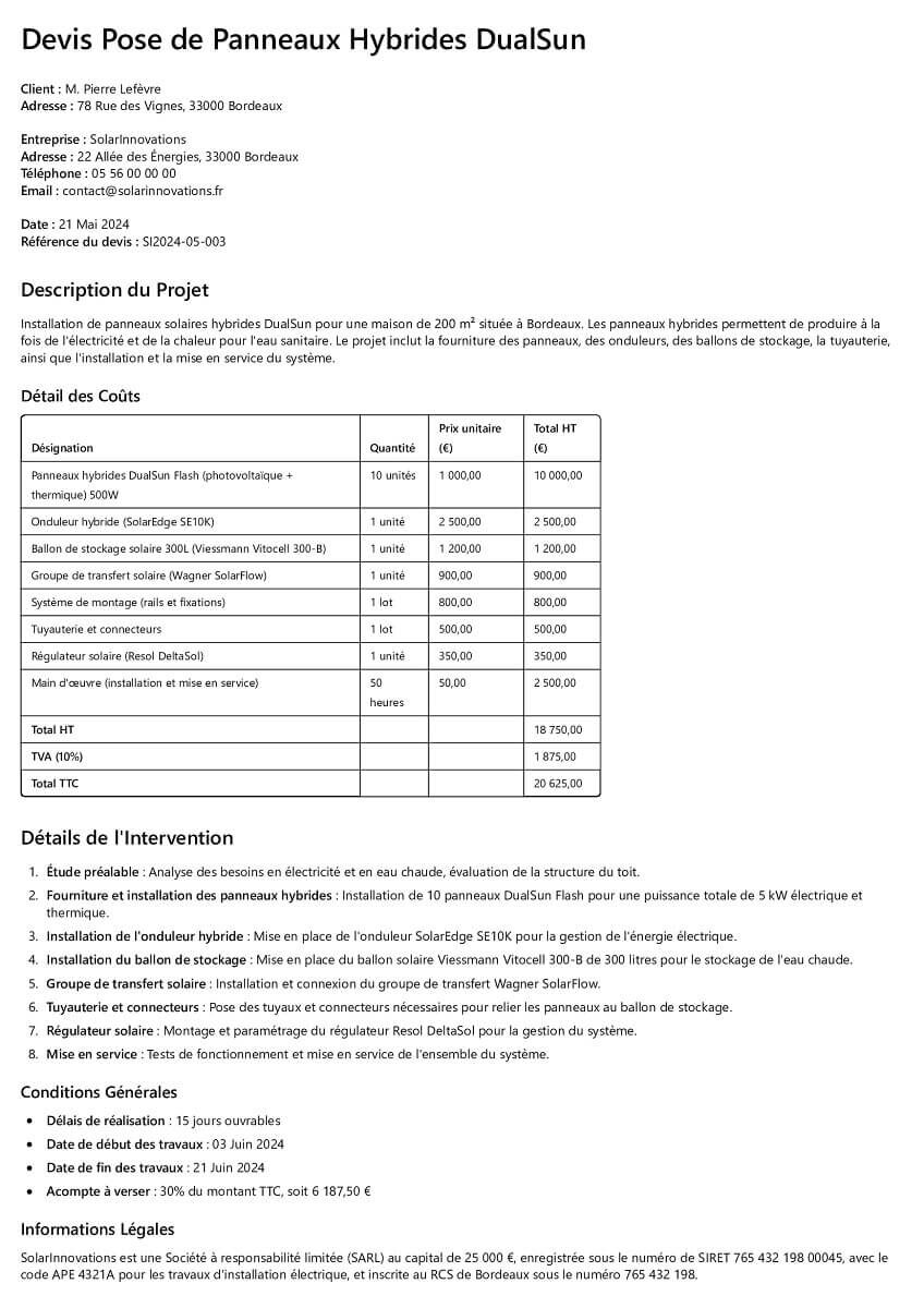 obtenez votre devis personnalisé pour des panneaux solaires en quelques clics. comparez les offres, trouvez les meilleures solutions pour votre installation solaire et réduisez vos factures d'énergie tout en préservant l'environnement.