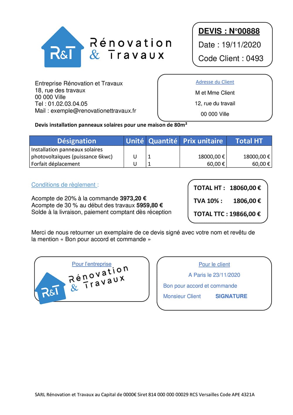 obtenez votre devis personnalisé pour l'installation de panneaux solaires. comparez les prix, découvrez les options adaptées à vos besoins et commencez à économiser sur votre facture d'énergie tout en contribuant à la protection de l'environnement.