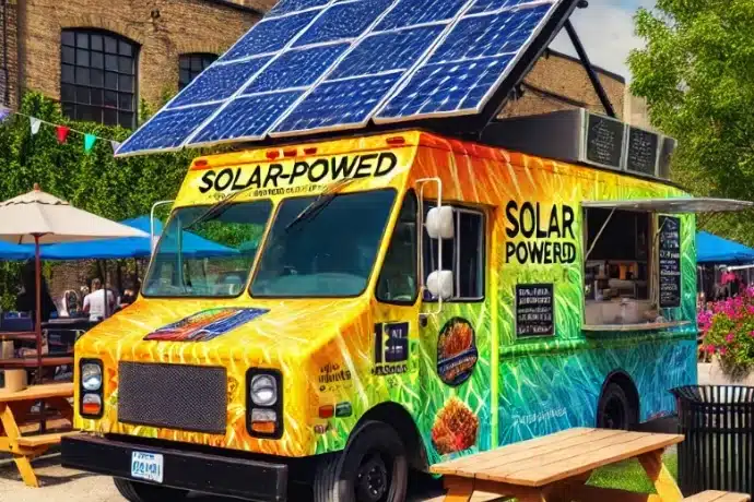 obtenez un devis personnalisé pour l'installation de panneaux solaires sur votre food truck. optimisez votre consommation d'énergie tout en offrant une solution écologique et autonome à votre activité. contactez-nous dès aujourd'hui pour découvrir les meilleures options adaptées à vos besoins.