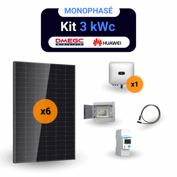 découvrez notre kit solaire 3 kwc, idéal pour réduire votre facture d'électricité et contribuer à la protection de l'environnement. facile à installer, performant et adapté à tous types de maisons, ce kit vous permet de produire votre propre énergie verte tout en réalisant des économies. optez pour une solution durable et économique dès aujourd'hui !