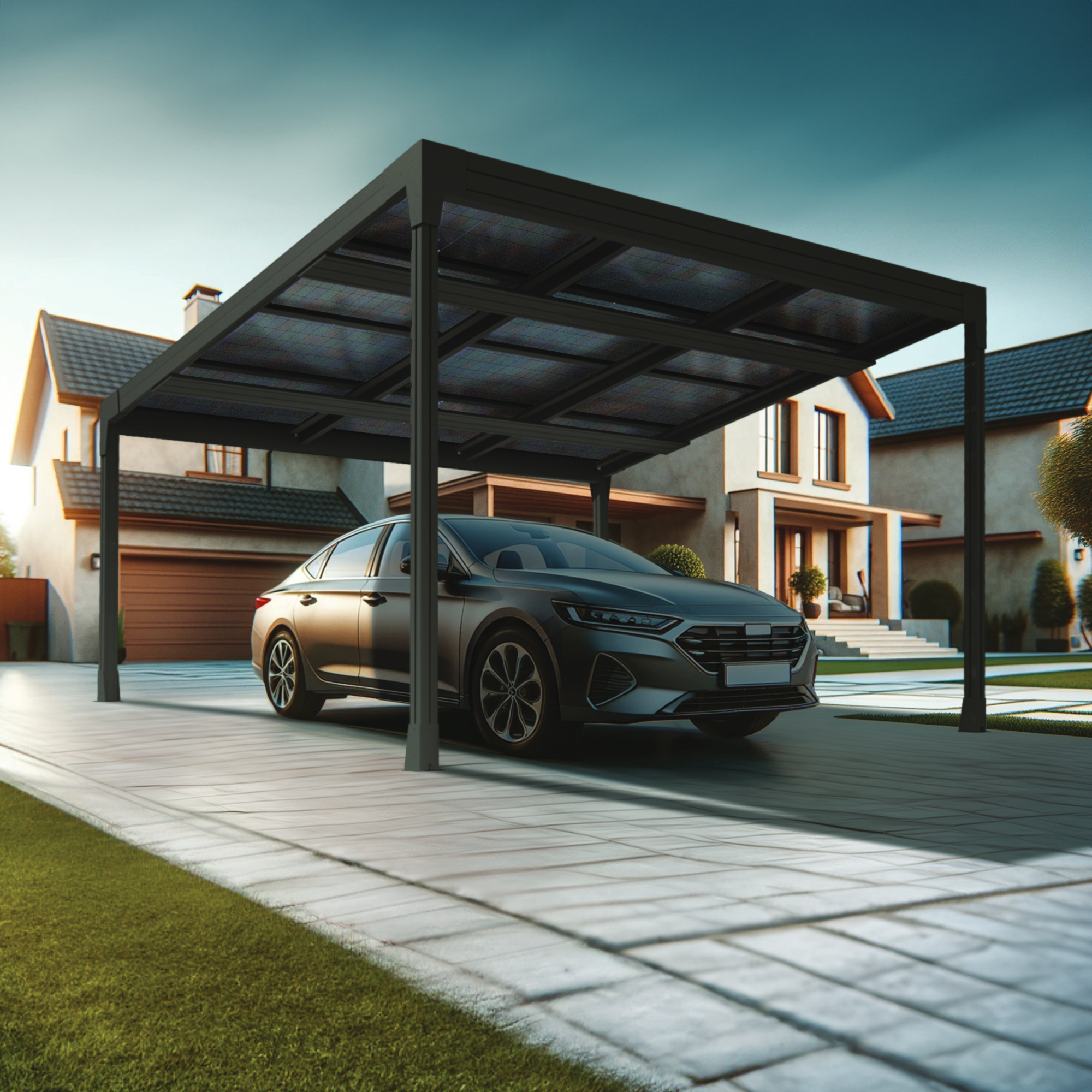 d&eacute;couvrez le carport solaire 2025, une solution innovante alliant protection de votre v&eacute;hicule et production d'&eacute;nergie renouvelable. profitez des avantages d'un abri moderne qui maximise l'utilisation de l'&eacute;nergie solaire tout en ajoutant une valeur esth&eacute;tique &agrave; votre propri&eacute;t&eacute;.