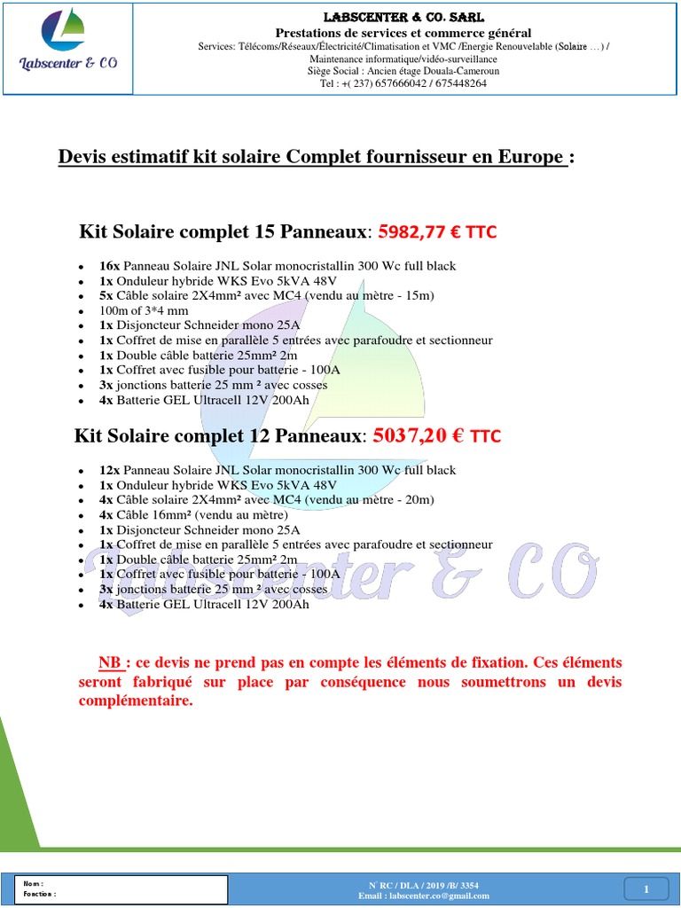 découvrez les différentes méthodes pour obtenir un devis solaire adapté à vos besoins. comparez les offres, évaluez les coûts et maximisez votre investissement dans l'énergie solaire grâce à nos conseils experts.